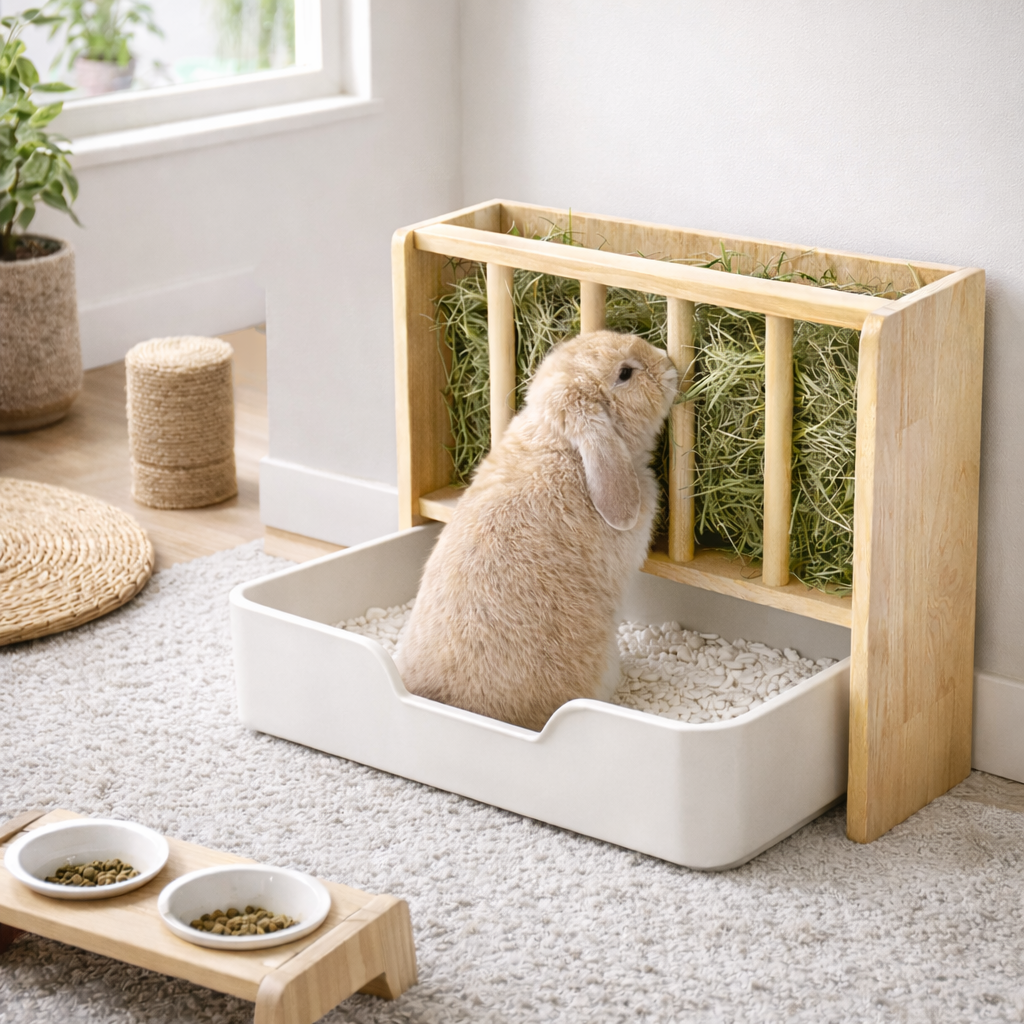 Rabbit Hay Feeder Setup: Keep Hay Clean and Easy to Reach