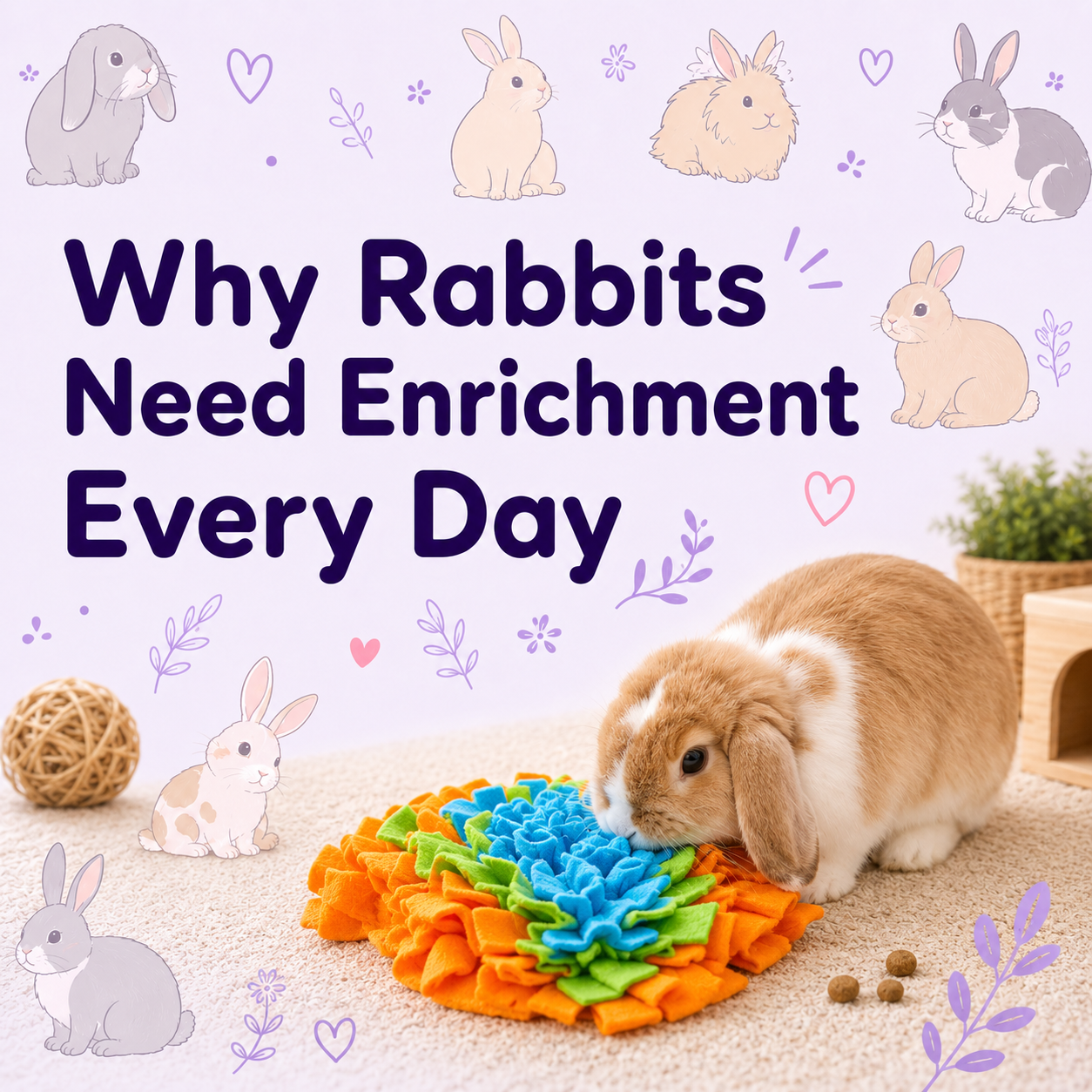 Why Rabbits Need Enrichment Every Day