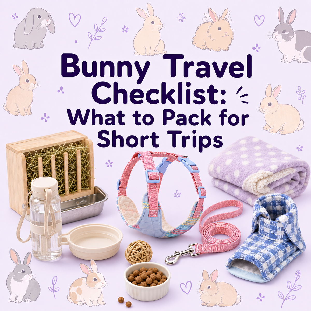 Bunny Travel Checklist: What to Pack for Short Trips