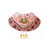 Chinese Ethnic Style Rabbit Bib, Bunny Bandana with Tassels, Small Pet Collar - front view