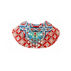 Chinese Ethnic Style Rabbit Bib, Bunny Bandana with Tassels, Small Pet Collar - detail close-up