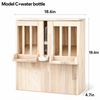 Wooden Rabbit Hay Feeder Standing Rack