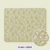 Quilted Rabbit Playpen Mat for Soft Non-Slip Flooring - BunnySelect