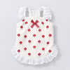 Kawaii Lace Ruffle Rabbit Dress – Soft Cotton Bunny Harness Vest with Heart & Bear Print