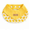 Rabbit Bandana Bib, Print Handmade Bunny Collar, Adjustable Snap Small Pet Bib