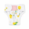 3-Pcs+ Soft Fabric Rabbit Diaper Pants for Potty Care, Red/Yellow - BunnySelect
