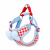 Plaid Rabbit Harness Vest for Walking, Pink Bow - BunnySelect