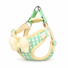 Plaid Rabbit Harness Vest for Walking, Pink Bow - BunnySelect