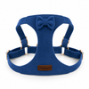 Soft Faux Suede Rabbit Harness Set with Bow | Adjustable Leash for Small Pets