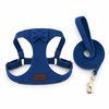 Soft Faux Suede Rabbit Harness Set with Bow | Adjustable Leash for Small Pets