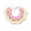 Bunny Bib Keychain Crochet Hat Set