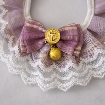 Pet Rabbit Accessory Lace Bib – Fancy Dress Up Collar for Bunnies and Small Pets