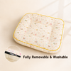 Yellow Bunny rabbit bed with fully removable washable cover